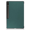 Etui Bizon Case Tab Croc do Galaxy Tab S10 Ultra / S9 Ultra, ciemnozielone