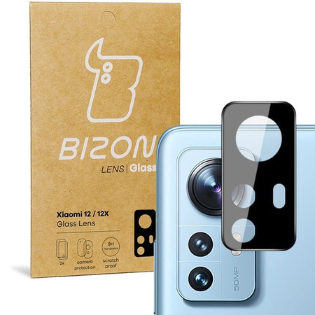 Szkło na aparat Bizon Glass Silk Lens dla Xiaomi 12/ 12X, 2 sztuki