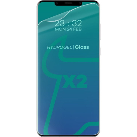 Folia hydrożelowa na ekran Bizon Glass Hydrogel Front Duo do Huawei Mate 50 Pro, 2 sztuki