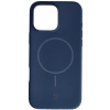 Silikonowe etui z pierścieniem magnetycznym Bizon Soft Case Magnetic do iPhone 16 Pro Max, granatowe