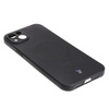 Etui silikonowe z pierścieniem magnetycznym Bizon Case Silicone Magnetic do iPhone 14 Plus, czarne