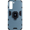 Etui Bizon Case Armor Ring do Galaxy S21, niebieskie