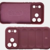 Pancerne etui Bizon Case Tur do iPhone 17 Pro Max, burgundowe