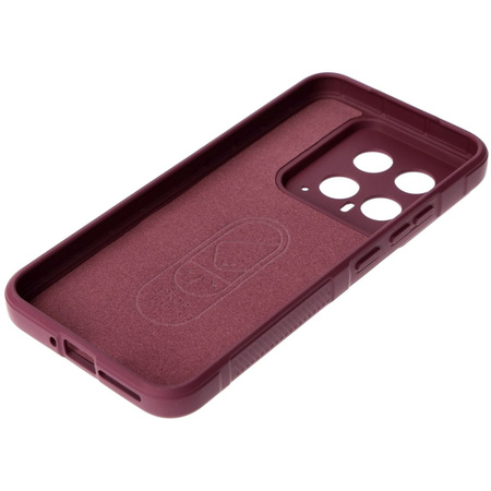 Pancerne etui Bizon Case Tur do Xiaomi 14, burgundowe