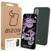 Silikonowe etui Bizon Soft Case do OnePlus Nord 5, ciemnozielone