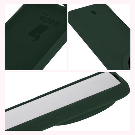 Etui silikonowe Bizon Soft Case do Xiaomi 14 Ultra, ciemnozielone