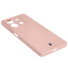 Etui Bizon Case Silicone Sq do Xiaomi Redmi Note 13 5G, jasnoróżowe