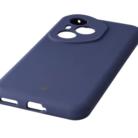 Silikonowe etui Bizon Soft Case do Honor 400 Pro, ciemnoniebieskie