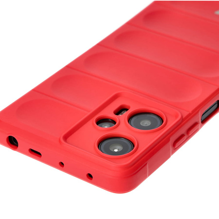 Pancerne etui Bizon Case Tur do Xiaomi Pocophone F5, czerwone