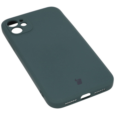 Etui Bizon Case Silicone do iPhone 11, ciemnozielone