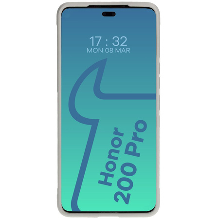 Pancerne etui Bizon Case Tur do Honor 200 Pro, jasnoszare