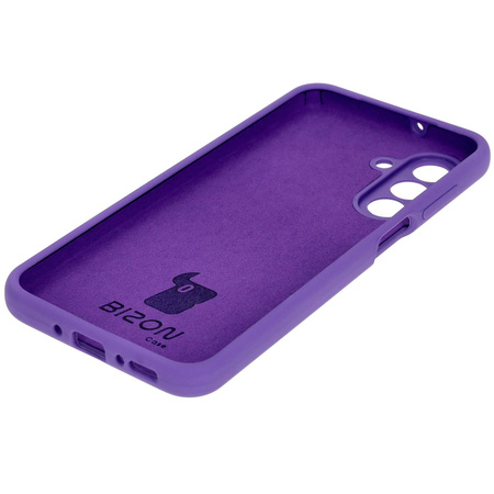 Silikonowe etui Bizon Soft Case do Galaxy A17 5G / A26 5G, fioletowe