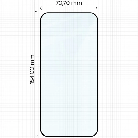 Szkło hartowane Bizon Glass Edge 2 do Oppo Reno14 / 14 FS / 14 F / 13, czarna ramka