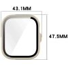 Etui ze szkłem do zegarka Bizon Case+Glass Watch do Huawei Watch Fit 4 Pro, beżowe