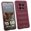 Pancerne etui Bizon Case Tur do Xiaomi Redmi Note 15 5G / POCO M8 5G, burgundowe