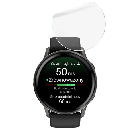 Folia hydrożelowa na ekran Bizon Glass Watch Hydrogel do Garmin Venu 4 45 mm, 1 sztuka