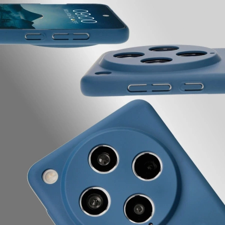 Etui Bizon Case Łupka do Oppo Find X8 Pro, niebieskie