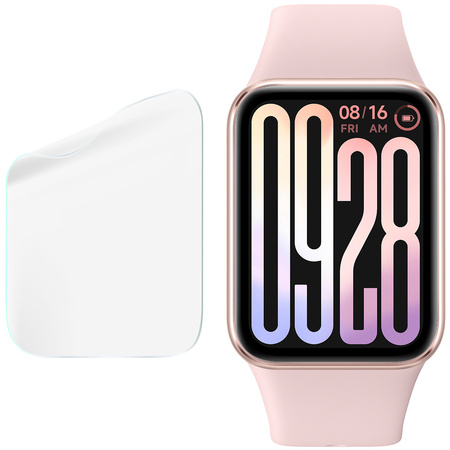 Folia hydrożelowa na ekran Bizon Glass Watch Hydrogel Duo do Xiaomi Smart Band 9 Pro, 2 sztuki