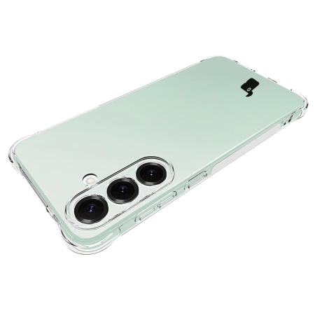 Elastyczne etui Bizon Case Salpa do Galaxy S25 FE, przezroczyste