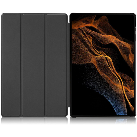 Etui Bizon Case Tab Croc do Galaxy Tab S10 Ultra / S9 Ultra, czerwone