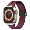 Silikonowy pasek Bizon Strap Watch Silicone L do Apple Watch 44/45/46/49 mm, burgundowy