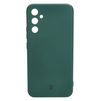 Etui Bizon Case Silicone do Galaxy A34 5G, ciemnozielone
