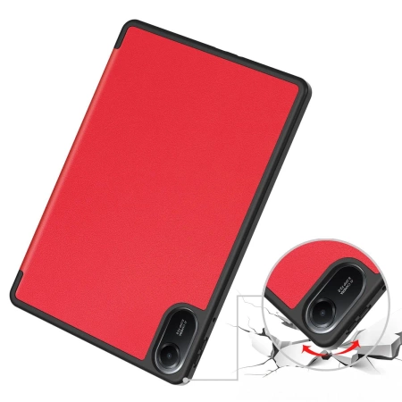 Etui z klapką Bizon Case Tab Lizard do Xiaomi Redmi Pad 2, czerwone