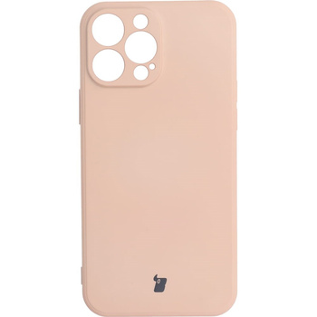 Etui Bizon Case Silicone do iPhone 13 Pro Max, jasnoróżowe