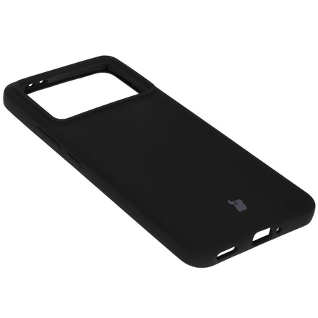 Silikonowe etui Bizon Soft Case do Xiaomi Poco F6 Pro, czarne