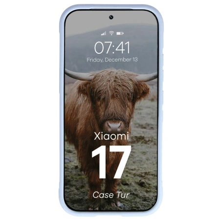 Pancerne etui Bizon Case Tur do Xiaomi 17, jasnoniebieskie