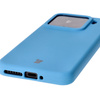 Silikonowe etui Bizon Soft Case do Xiaomi 15, niebieskie