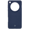 Silikonowe etui Bizon Soft Case do Oppo Find X8 Pro, ciemnoniebieskie