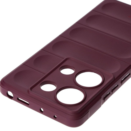 Pancerne etui Bizon Case Tur do Xiaomi Poco M6 Pro 4G / Xiaomi Redmi Note 13 Pro 4G, burgundowe