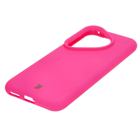 Silikonowe etui Bizon Soft Case do Huawei Pura 70 Pro / Pro+, neonowo-różowe