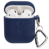 Etui Bizon Case Headphone Silicone do AirPods 1/2, granatowe