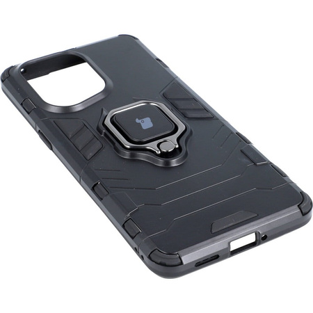Etui Bizon Case Armor Ring do Oppo Find X5 Pro, czarne