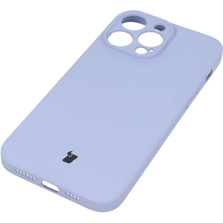 Etui Bizon Case Silicone do iPhone 14 Pro Max, jasnofioletowe