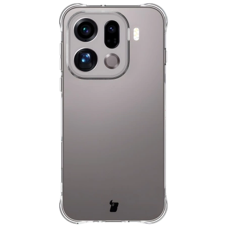 Elastyczne etui Bizon Case Salpa do Oppo Find X9 Pro, przezroczyste