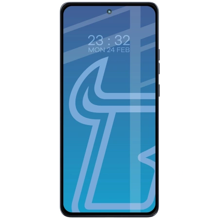 Szkło hartowane Bizon Glass Edge Duo do Motorola Moto G86 5G / G86 Power 5G, czarna ramka, 2 sztuki