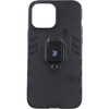 Etui Bizon Case Armor Ring do iPhone 13 Pro Max, czarne