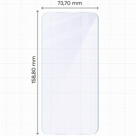 Elastyczne szkło hybrydowe Bizon Glass Mule Duo do Xiaomi POCO F7, 2 sztuki