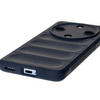 Pancerne etui Bizon Case Tur do Honor Magic6 Lite, granatowe