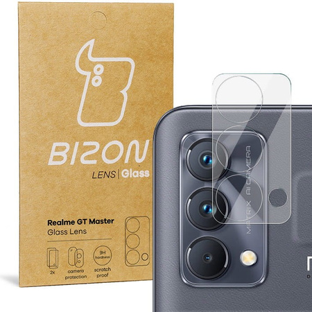 Szkło na aparat Bizon Glass Lens dla Realme GT Master, 2 sztuki