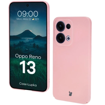Etui Bizon Case Łupka do Oppo Reno13, różowe