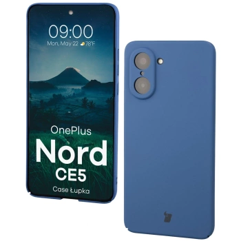 Etui Bizon Case Łupka do OnePlus Nord CE5 5G, niebieskie