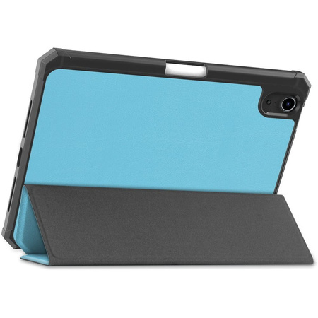 Etui Bizon Case Tab Lizard do iPad Mini 7 2024 / iPad Mini 6 2021, błękitne