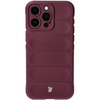 Pancerne etui Bizon Case Tur do iPhone 15 Pro Max, burgundowe