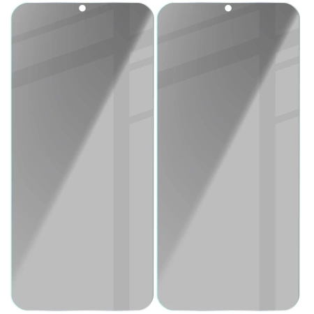Prywatyzujące szkło hartowane Bizon Glass Clear Shadow Duo do Galaxy S25 / S24, przyciemniane, 2 sztuki