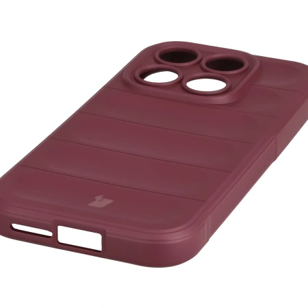 Pancerne etui Bizon Case Tur do Xiaomi 17, burgundowe