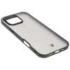 Etui Bizon Case Angelo do iPhone 16 Pro Max, półprzezroczyste z czarną ramką